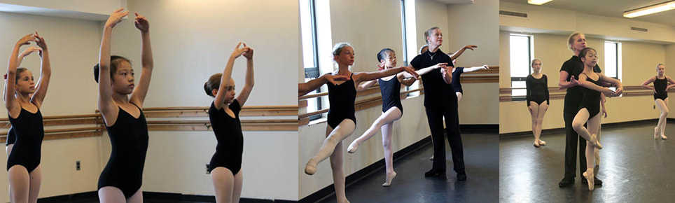 ballet school collage